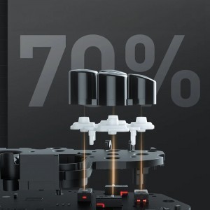 Machenike G5Pro Premium Edition Vezeték nélküli Játékvezérlő Töltőállomással - Fekete és Arany-3