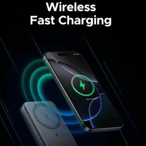 Ugreen - Power Bank PB562 (55140) - Vezeték nélküli mágneses töltés 7,5W, 10000mAh, PD20W, tartóval - Űrszürke-4