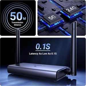 Vezeték nélküli HDMI Kiterjesztő UGREEN CM586, 4K, Szürke-5