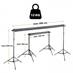 Walimex háttértartó + tok-4