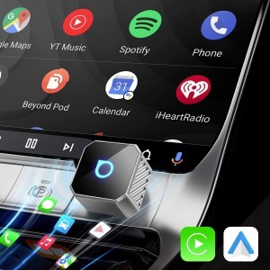 Ezüst OTTOCAST Mini Cube T3 vezeték nélküli autós adapter-4