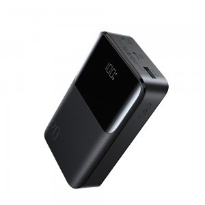 Joyroom JR-QP192 Star Series Mini 20000mAh 22.5W Powerbank digitális kijelzővel - Fekete