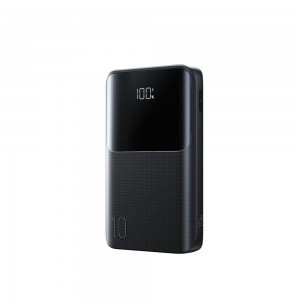 Joyroom JR-QP191 Star Series Mini 10000mAh 22.5W Powerbank digitális kijelzővel - Fekete