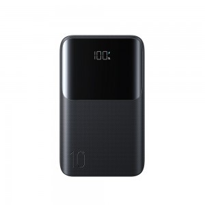 Joyroom JR-QP191 Star Series Mini 10000mAh 22.5W Powerbank digitális kijelzővel - Fekete-12