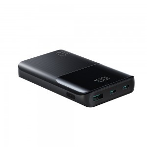 Joyroom JR-QP191 Star Series Mini 10000mAh 22.5W Powerbank digitális kijelzővel - Fekete-11