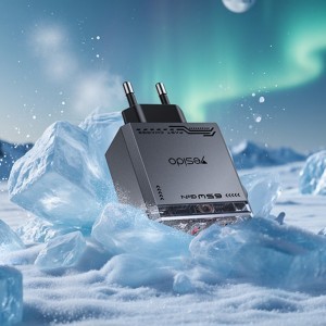 Yesido - Fali töltő (YC101) - USB, 2x Type-C, GaN, Gyors töltés, 65W, 5V/3A, CE, FCC, ROHS, VO - Fekete-4