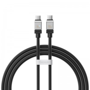 USB-C to USB-C Kábel Baseus CoolPlay, 100W, 5A, 1m, Fekete CAKW000201