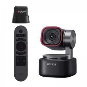 OBSBOT Tiny 3 webkamera távirányítóval és mikrofonnal