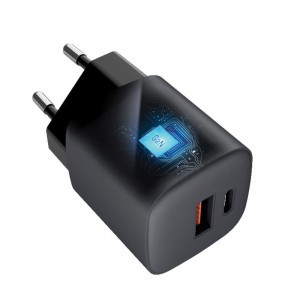 FORCELL F-ENERGY GaN VT-31 hálózati töltő Type C + USB A PD QC4.0 3A 33W szürke-8