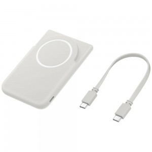 Samsung Powerbank vezeték nélküli mágneses EB-U2500XJ 5000 mAh 25W Qi2 USB-C szürke-4