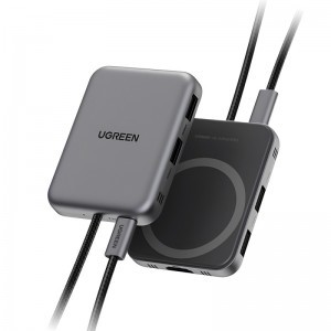USB-C Hub UGREEN CM896 (65759), 7 az 1-ben, Szürke