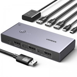 DisplayPort Switch UGREEN CM695 (25962), Fekete