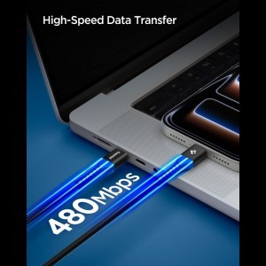 Spigen EB10010CCA Essential Type-C kábel 100w 100cm fekete-2