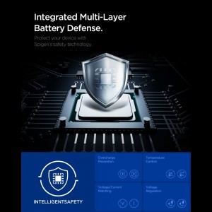 Spigen EE451EU Essential 1-portos hálózati töltő 45W + USB-C kábel fekete-5