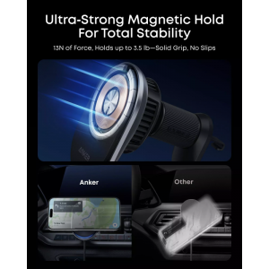 Anker Prime MagGo AirCool vezeték nélküli autós töltő, 25W, fekete (B2933H11)-4