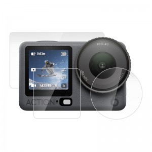 Puluz edzett üveg szett DJI Osmo Action 6-hoz (3 db) üvegfólia