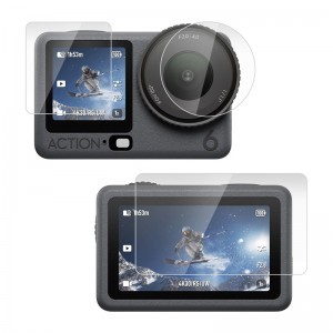 Puluz edzett üveg szett DJI Osmo Action 6-hoz (3 db) üvegfólia-1