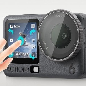 Puluz edzett üveg szett DJI Osmo Action 6-hoz (3 db) üvegfólia-6