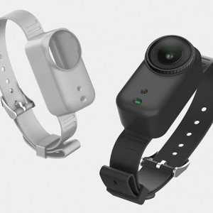 Puluz Szilikon pánt / Háziállat nyakörv DJI Osmo Nano-hoz (Szürke)-1