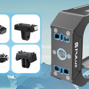 Puluz fém védő tok Insta 360 X4 Air (szürke) tok-3