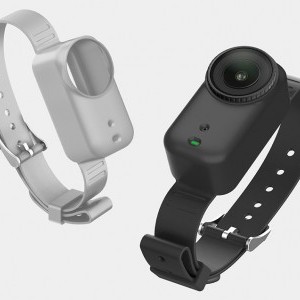 Puluz szilikon szalag / háziállat nyakörv DJI Osmo Nano-hoz (fekete)-1