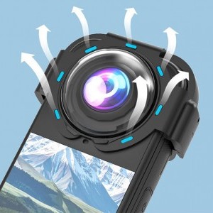 Puluz lencsevédő tok edzett üveggel Insta360 X4 Air készülékhez-6