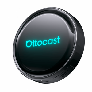 Wireless Carplay / Android Auto Adapter Ottocast OttoAibox P3 Pro iPhone / Android sorozathoz, Fekete PCS61-T