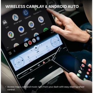 Wireless Carplay / Android Auto Adapter Ottocast OttoAibox P3 Pro iPhone / Android sorozathoz, Fekete PCS61-T-6