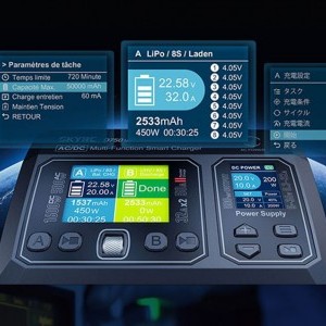 SkyRC D750 MIX Töltő-5