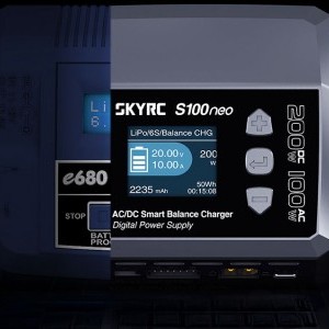 SkyRC S100neo AC/DC Intelligens Balance Töltő-4