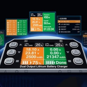 SkyRC PC1080neo Kétcsatornás Lítium Akkumulátor Töltő-1