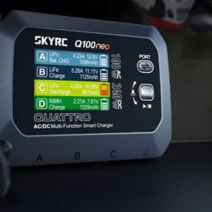 SkyRC Q100neo AC/DC Többfunkciós Intelligens Töltő-15