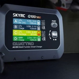 SkyRC Q100neo AC/DC Többfunkciós Intelligens Töltő-16