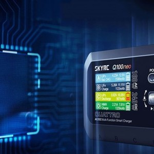 SkyRC Q100neo AC/DC Többfunkciós Intelligens Töltő-8