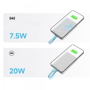 Cuktech CP132ML 10000 mAh Magnetic Power Bank - White-5
