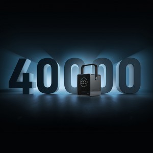 Cuktech Powerbank 300W 40000mAh vezeték nélküli töltéssel 2x USB-C + 2x USB-A - Fekete-19