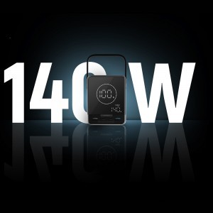 Cuktech Powerbank 300W 40000mAh vezeték nélküli töltéssel 2x USB-C + 2x USB-A - Fekete-20