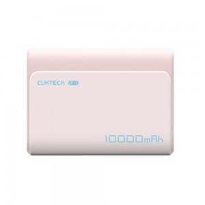 Powerbank Cuktech CP13 30W 10000mAh USB-C + USB-A - rózsaszín-2