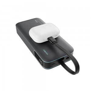 Cuktech LPB200N 40W 20000mAh Powerbank beépített kábellel - Szürke-12