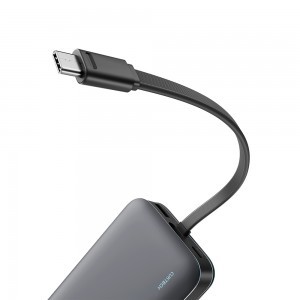 Cuktech LPB200N 40W 20000mAh Powerbank beépített kábellel - Szürke-14