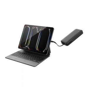 Cuktech LPB200N 40W 20000mAh Powerbank beépített kábellel - Szürke-16