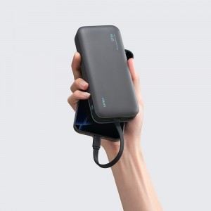 Cuktech LPB200N 40W 20000mAh Powerbank beépített kábellel - Szürke-18