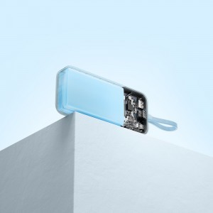 Cuktech LPB200N 40W 20000mAh Powerbank beépített kábellel - Szürke-2