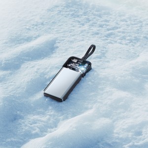 Cuktech LPB200N 40W 20000mAh Powerbank beépített kábellel - Szürke-8