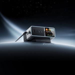 Cuktech TA3005U 300W GaN 5 az 1-ben tölőállomás Digitális Kijelzővel - Ezüst-18