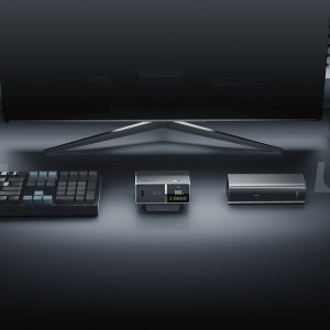 Cuktech TA3005U 300W GaN 5 az 1-ben tölőállomás Digitális Kijelzővel - Ezüst-4