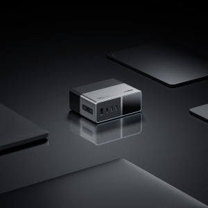 Cuktech TA3005U 300W GaN 5 az 1-ben tölőállomás Digitális Kijelzővel - Ezüst-7