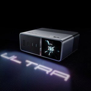 Cuktech TA3005U 300W GaN 5 az 1-ben tölőállomás Digitális Kijelzővel - Ezüst-9