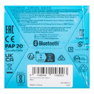 Bluetooth Hangszóró Anker SoundCore Glow Mini, 8W, RGB, Vízálló, Fekete A3136G11-7