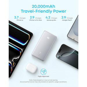 Powerbank Anker Zolo, 10000mAh, 22.5W, QC + PD, Fekete A110DH11-2